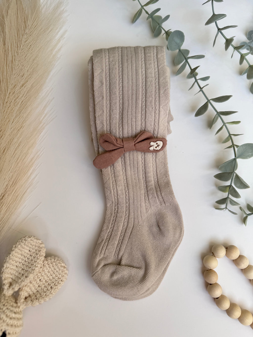 Bowknot Bunny Stokings 3-24 Months