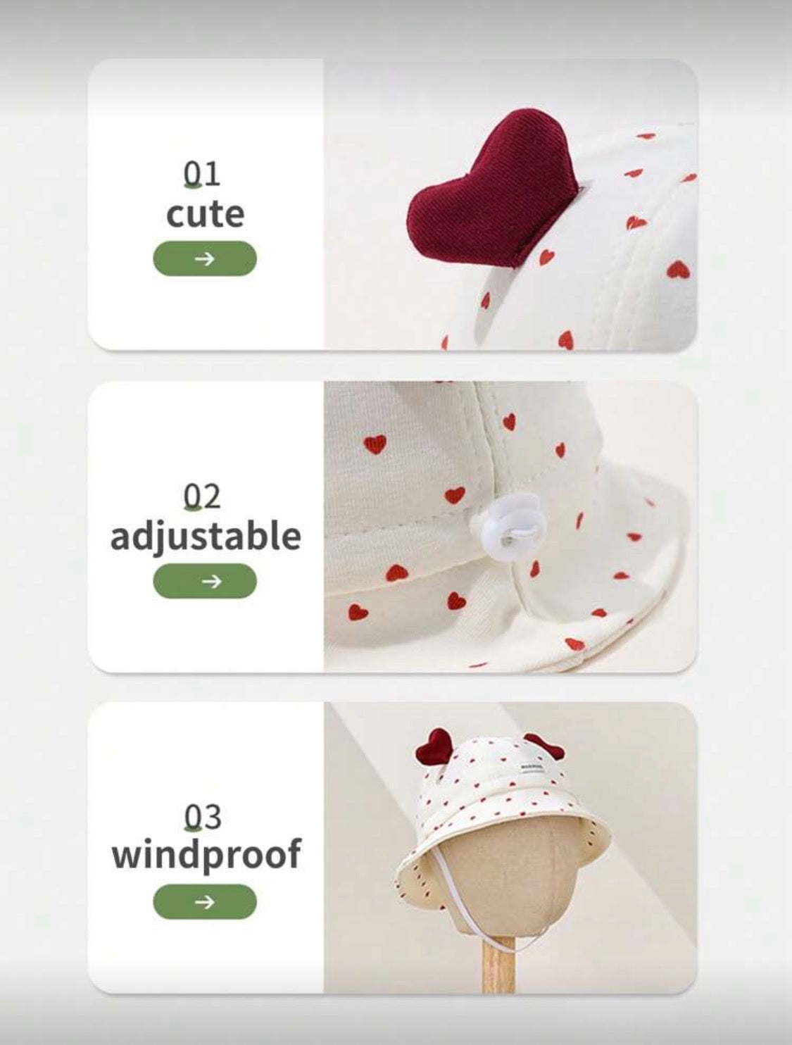 Infant Sun Hat – Cute Baby Bucket Hat for Girls & Boys | 3-15M | Bowkart