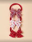 3 Pcs Red Heart Bowknot Headband