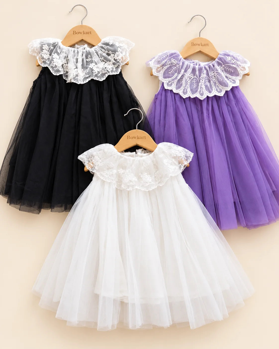 Lace Collar Tulle Frock