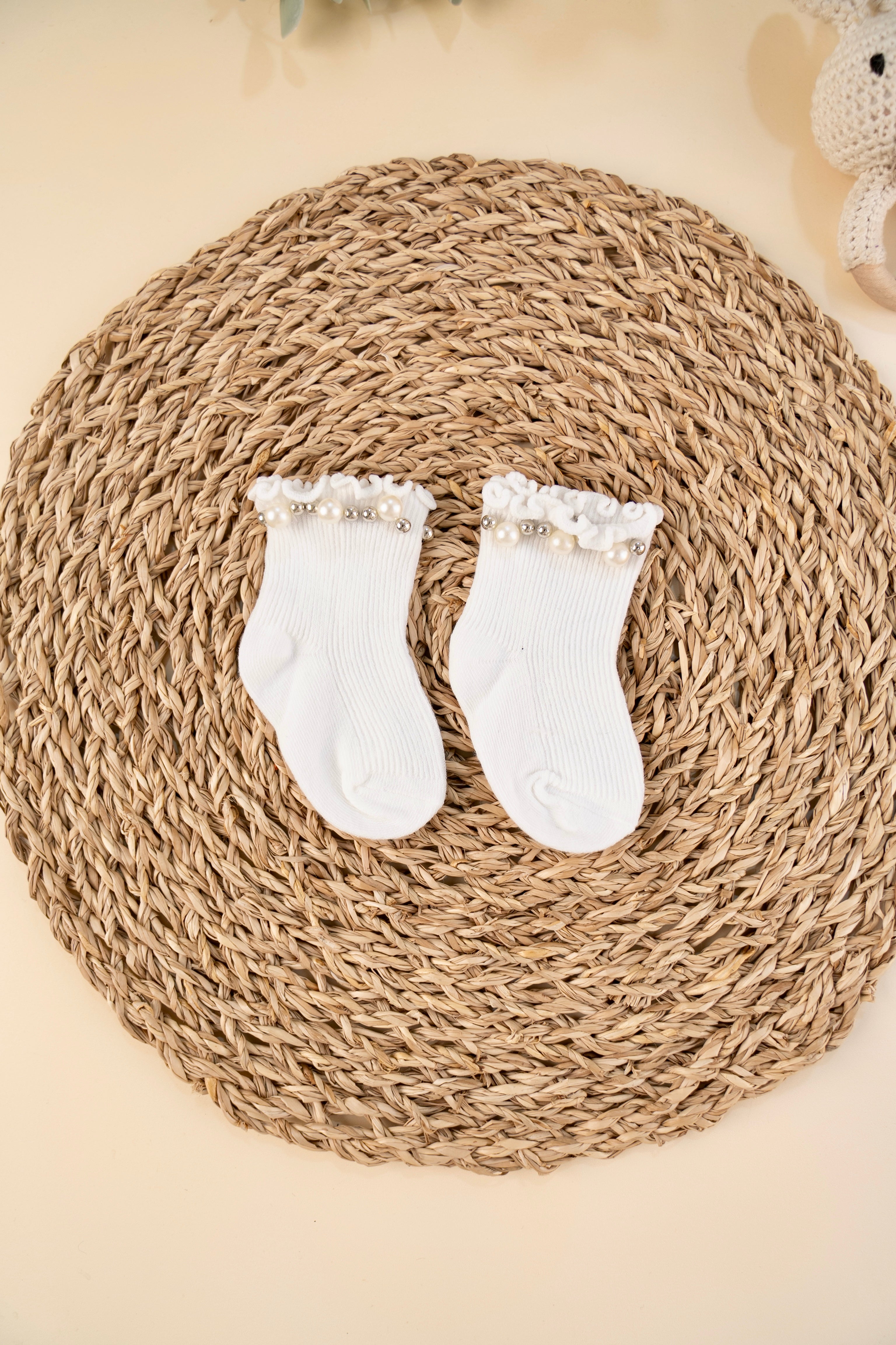 Baby Socks with Pearl