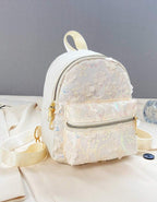 Cute Floral sequin Mini Backpack kids