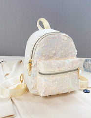 Cute Floral sequin Mini Backpack kids