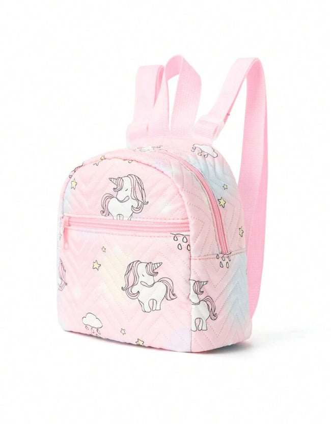 Unicorn print backpack Hover Image