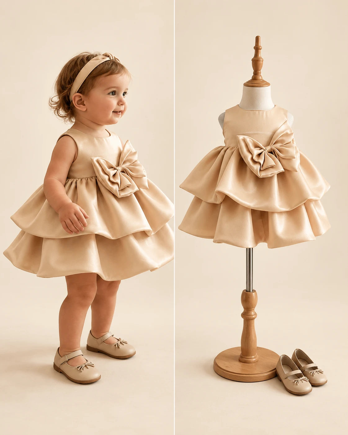 Ruby Royale Bow Party Dress