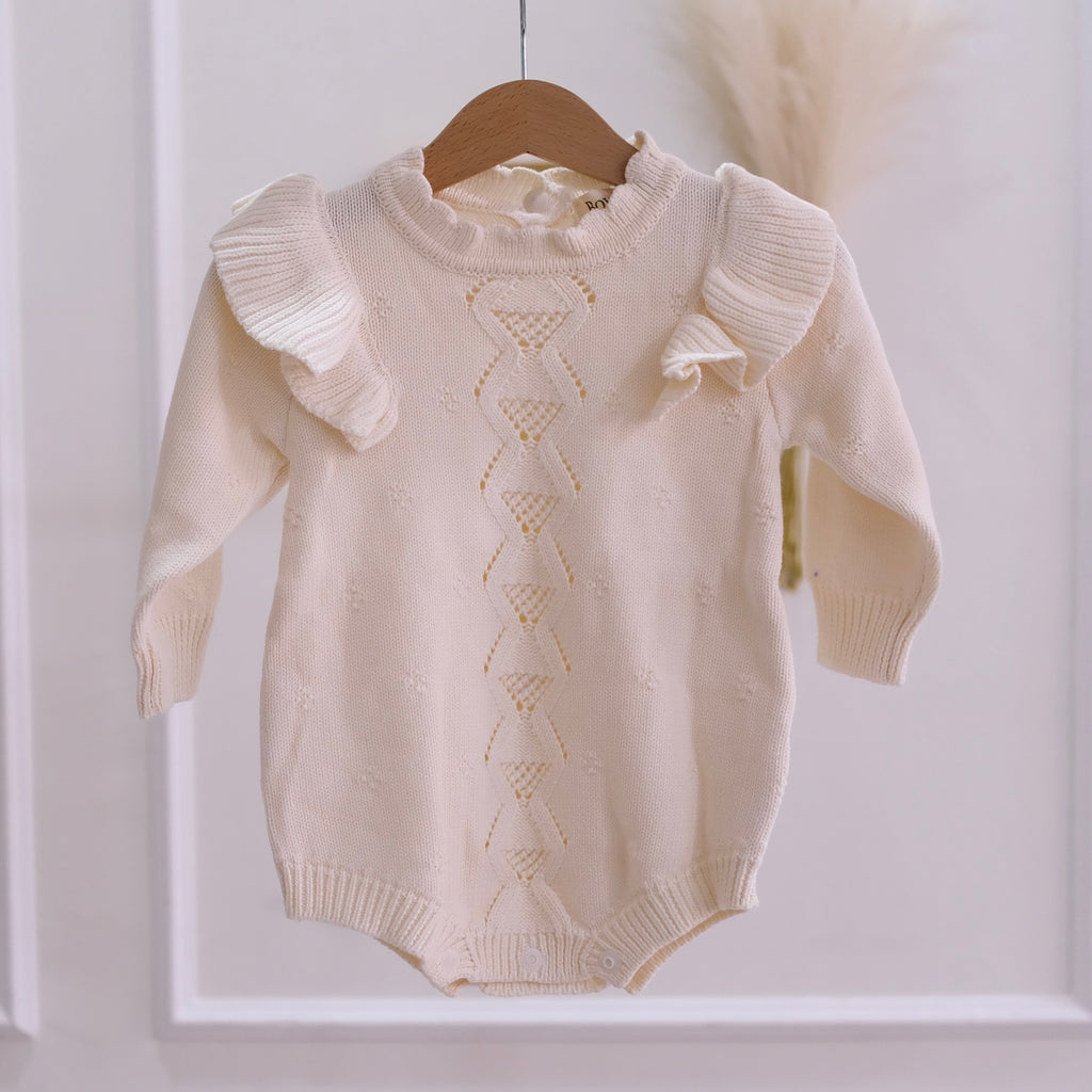 Marina Winter Baby Girl Romper