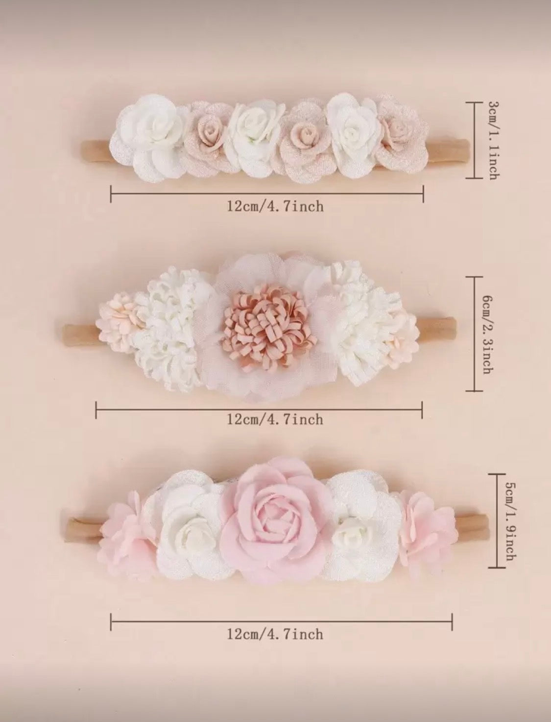 3 Pcs Tiny Rose Dream Set