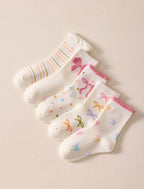 3 Pair Pink Print Soft Socks | 1-3 Year