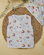 Sleeveless Jabla with Button Assorted 1 Pcs