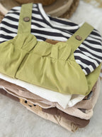 Solid Color Bear Romper