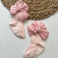 Beautiful Bow Decor Baby Socks