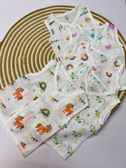 Sleeveless Jabla with Button Assorted