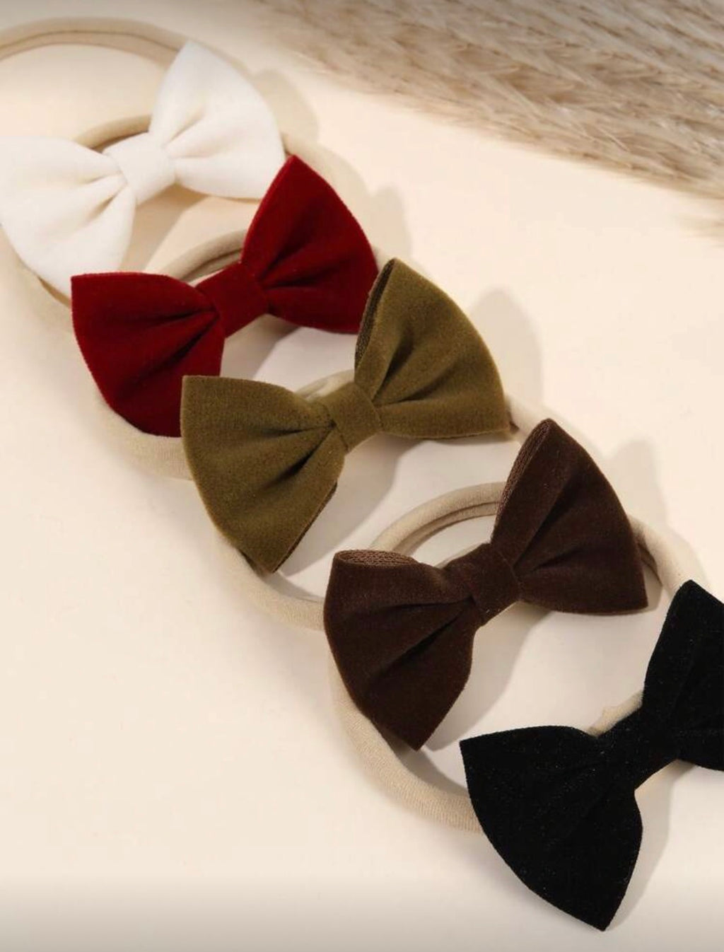 5 Pcs Mini Velvet Headband