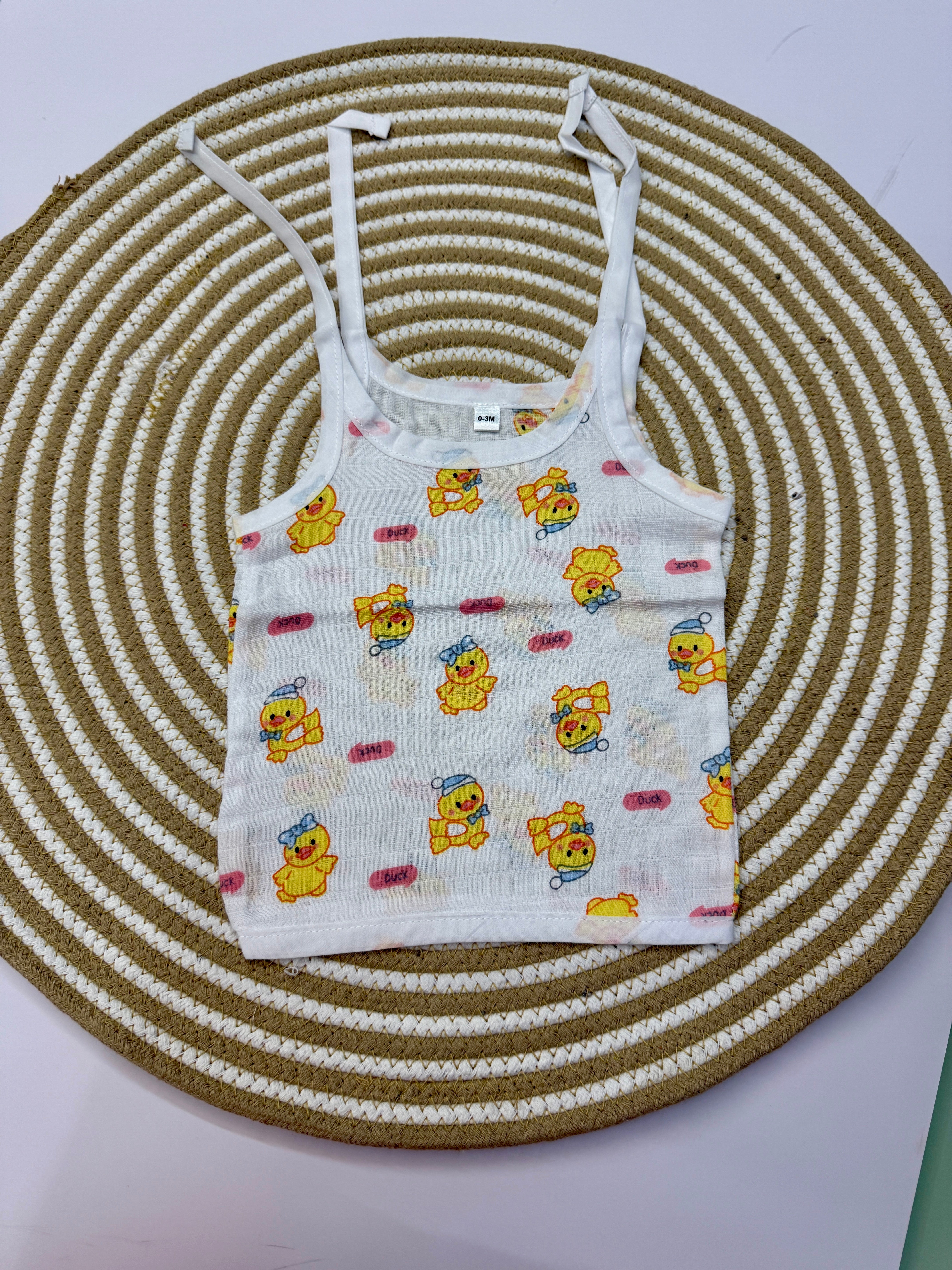 Sleeveless Jabla with Knot Assorted