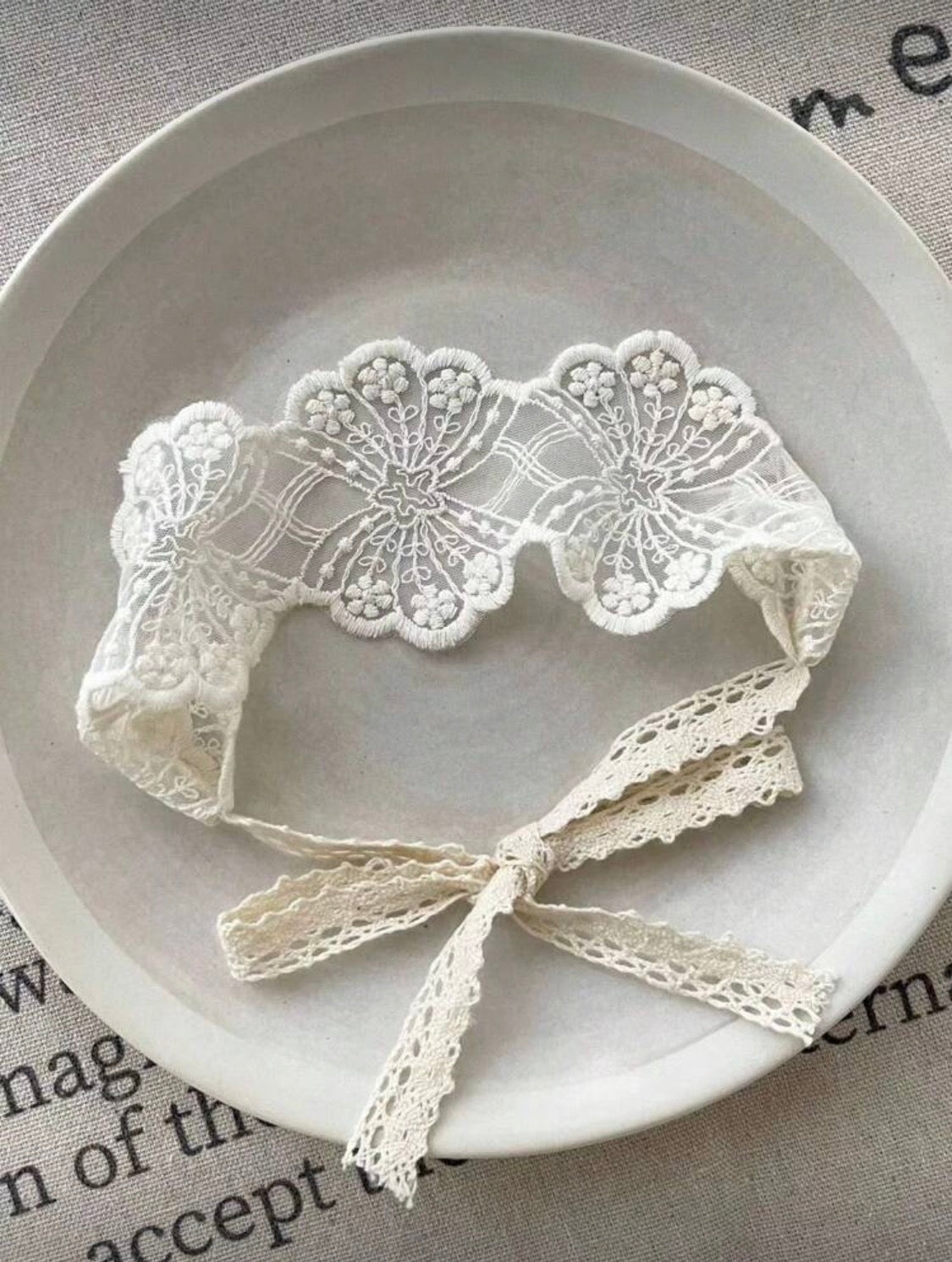 Vintage Floral Lace Headband