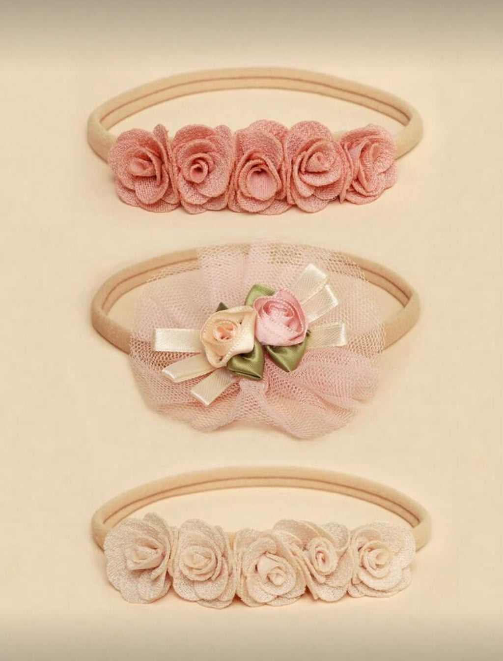 5 Pcs Flower Headband Set