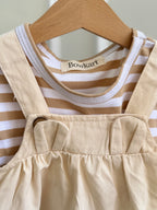 Solid Color Bear Romper