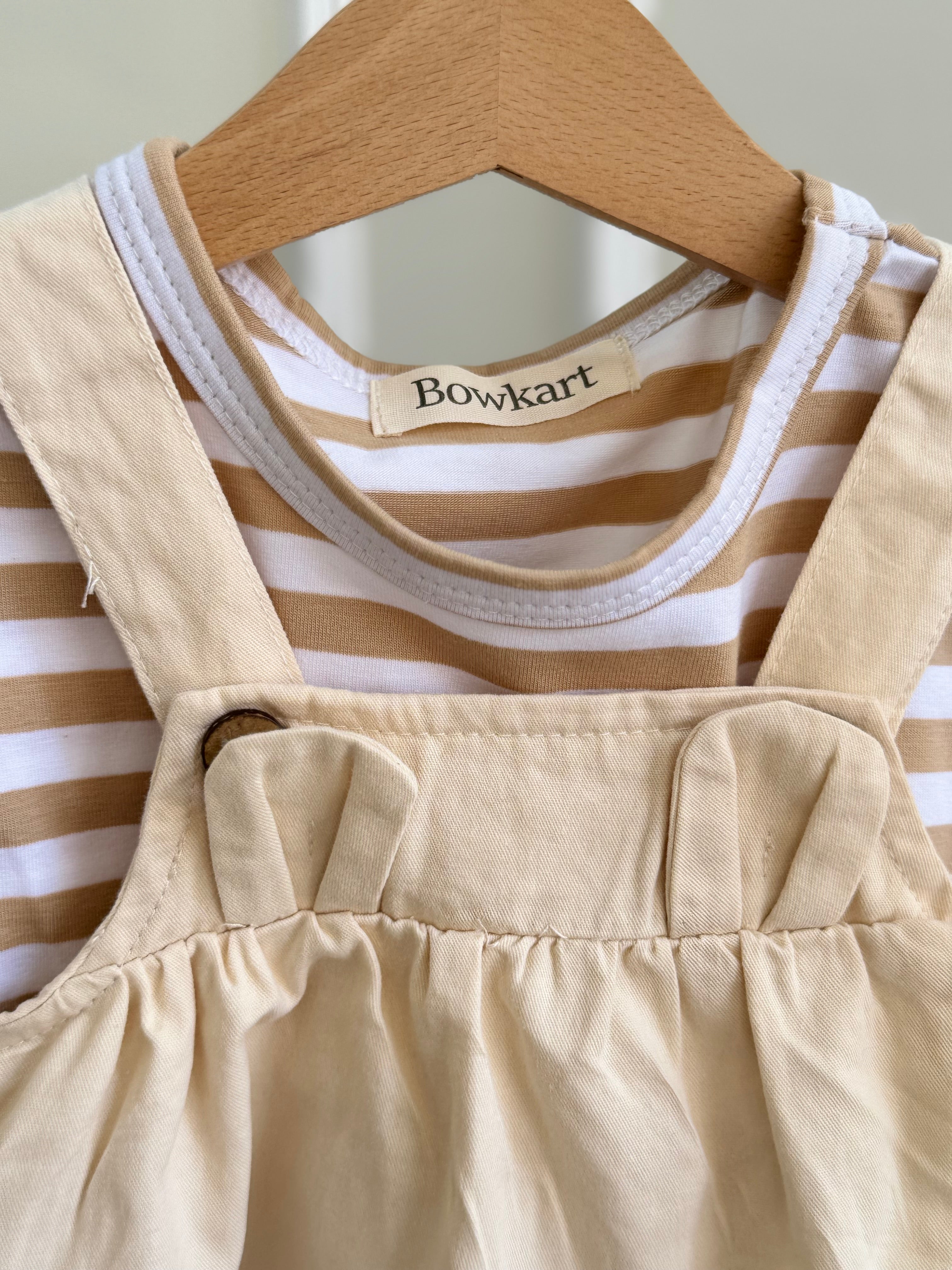 Solid Color Bear Romper