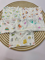 Sleeveless Jabla with Button Assorted