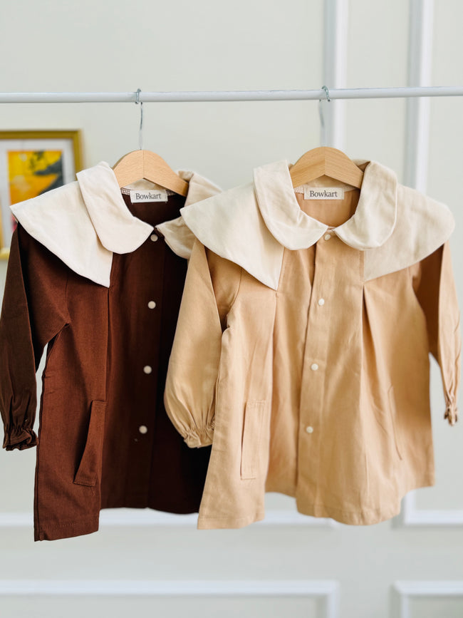 Korean Plain Dress Hover Image