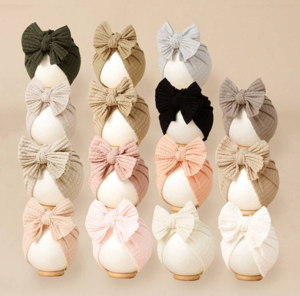 Cozy Baby Girl Bow Turban