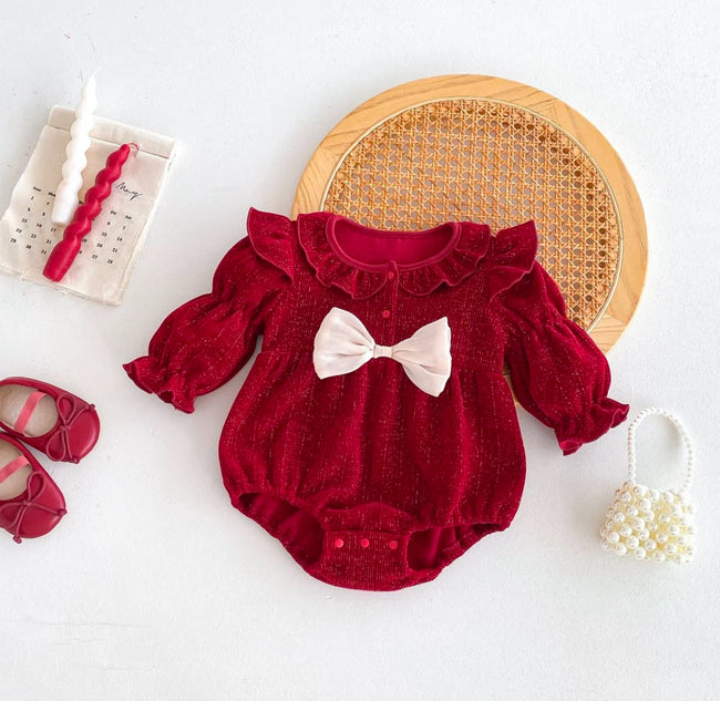 Alexa Marine Sleeve Romper Main Image