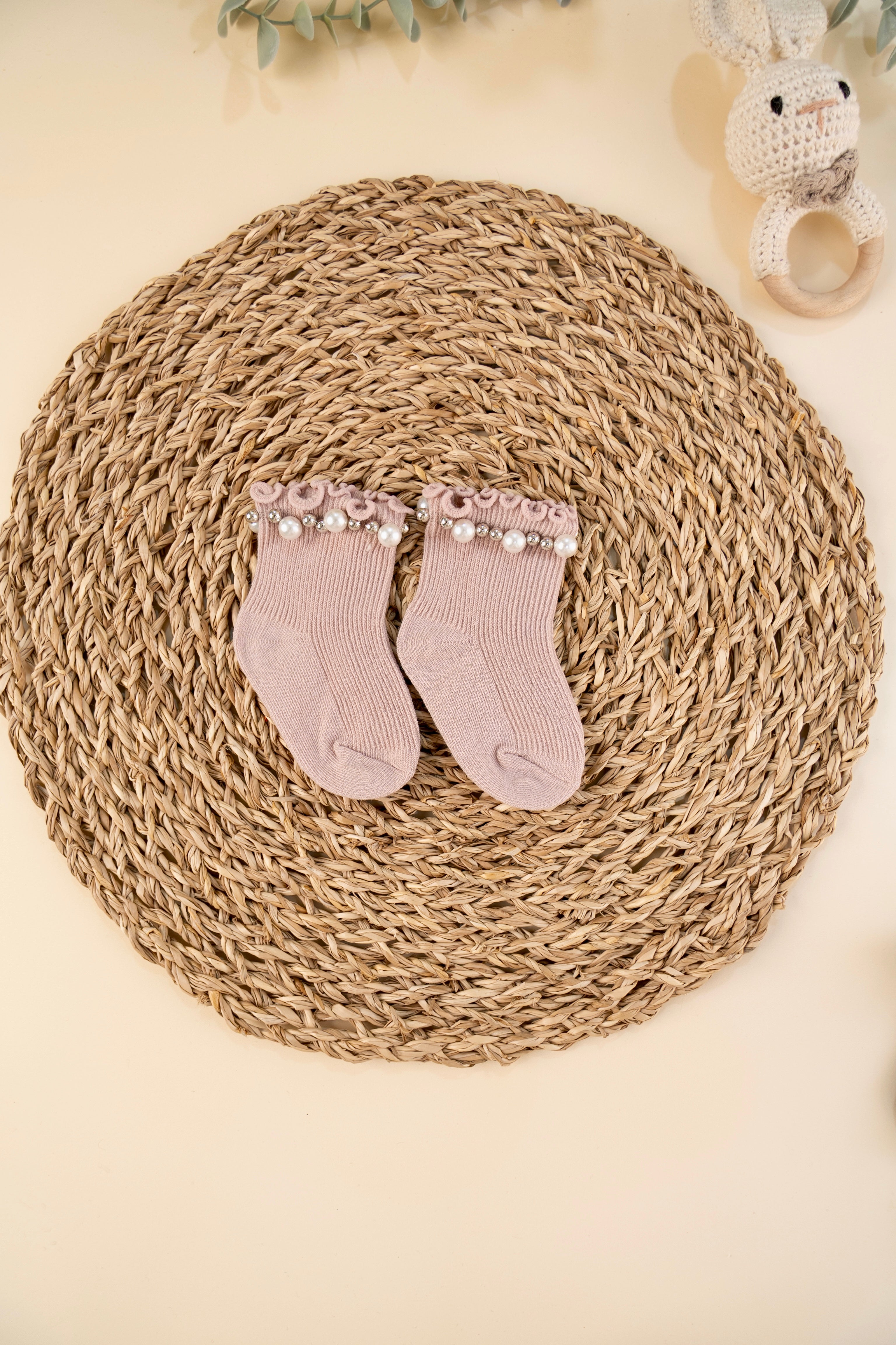 Baby Socks with Pearl