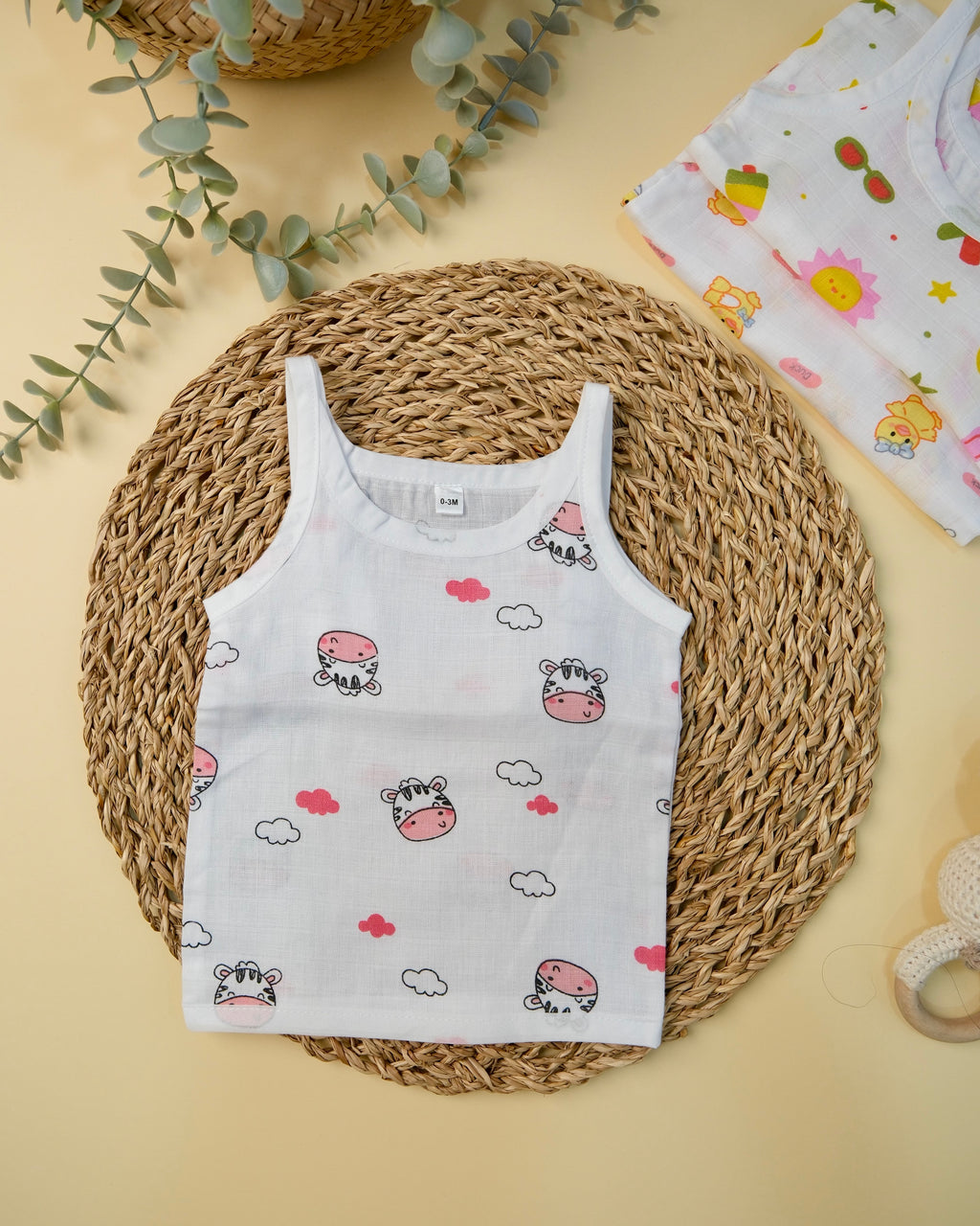 Sleeveless Jabla with Knot Assorted 1 Pcs