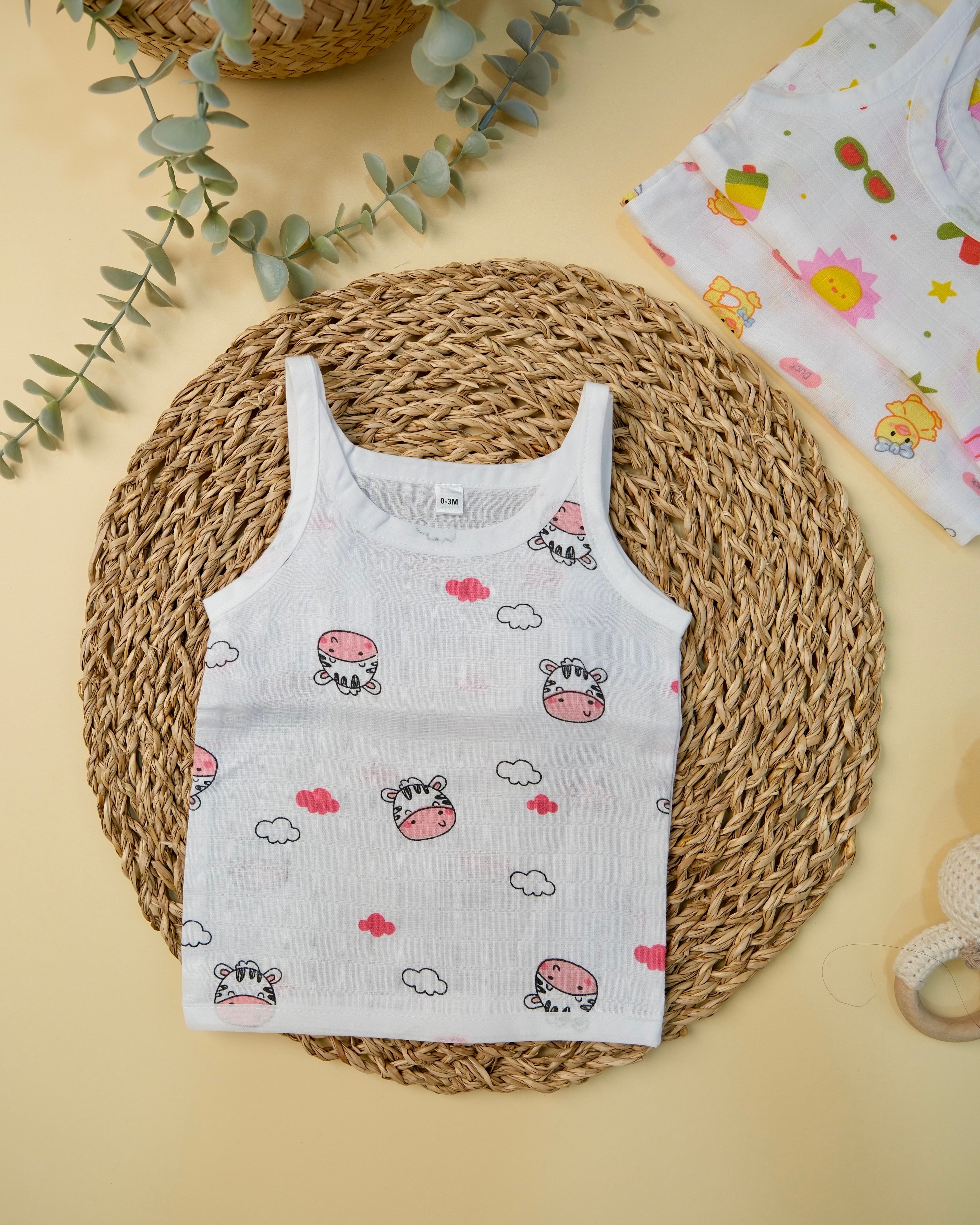 Sleeveless Jabla with Knot Assorted 1 Pcs