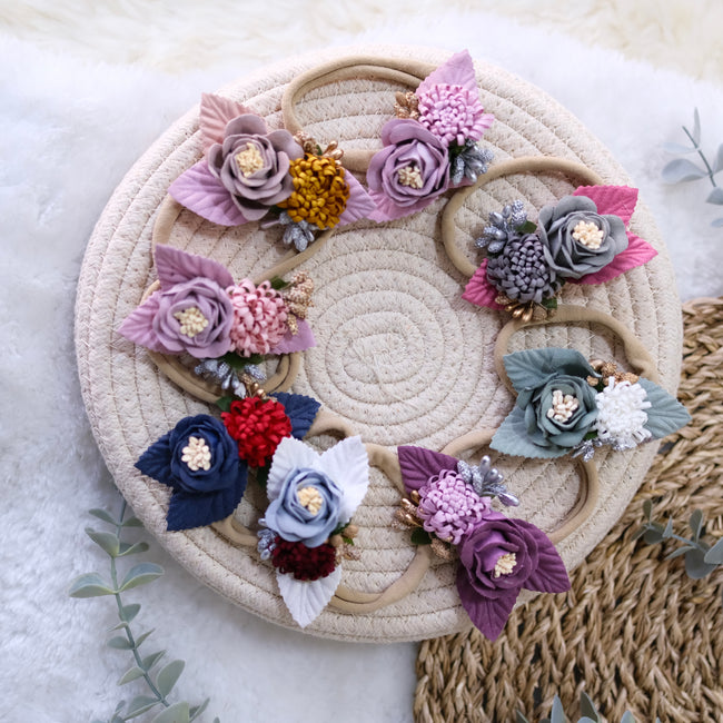 Cute Flower Headband for Baby Hover Image