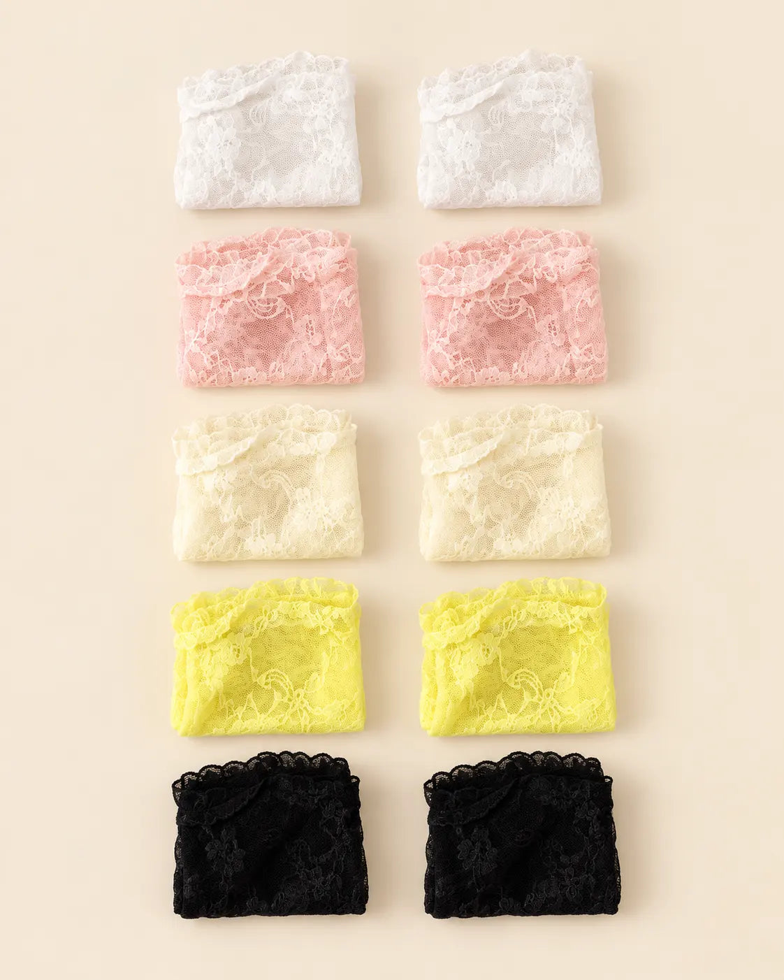 Pastel Bloom Sheer Lace Socks