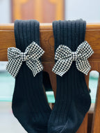 Check block Stockings 0-9 Months