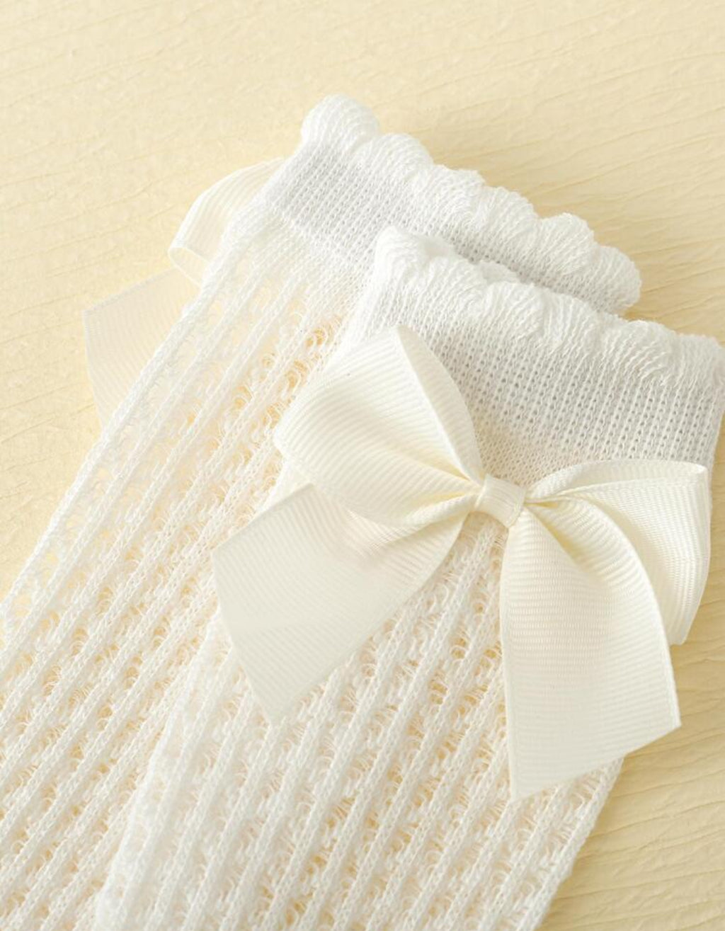 Bow Decor Baby Socks