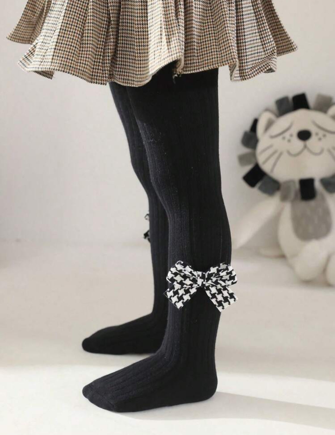 Check block Stockings 0-9 Months