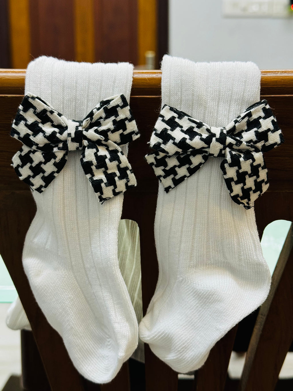 Check block Stockings 0-9 Months