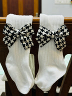 Check block Stockings 0-9 Months