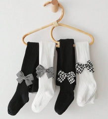 Check block Stockings 0-9 Months