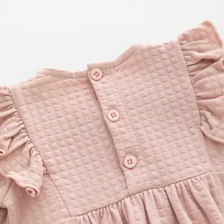 Baby Girl Frill Romper With Free Hat 0-9 Months