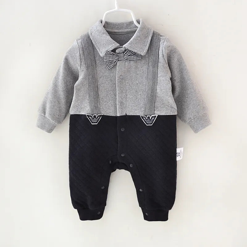 Gentleman Style Baby Boy Long Sleeve  9-18 Months
