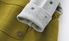 Gentleman Style Baby Boy Long Sleeve Gray Green 9-18 months Months