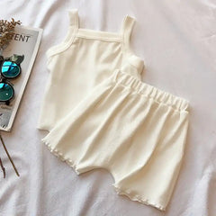 Sleeveless Tops T-shirt Shorts 12 Months