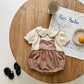 Bubble Sleeve Baby Romper