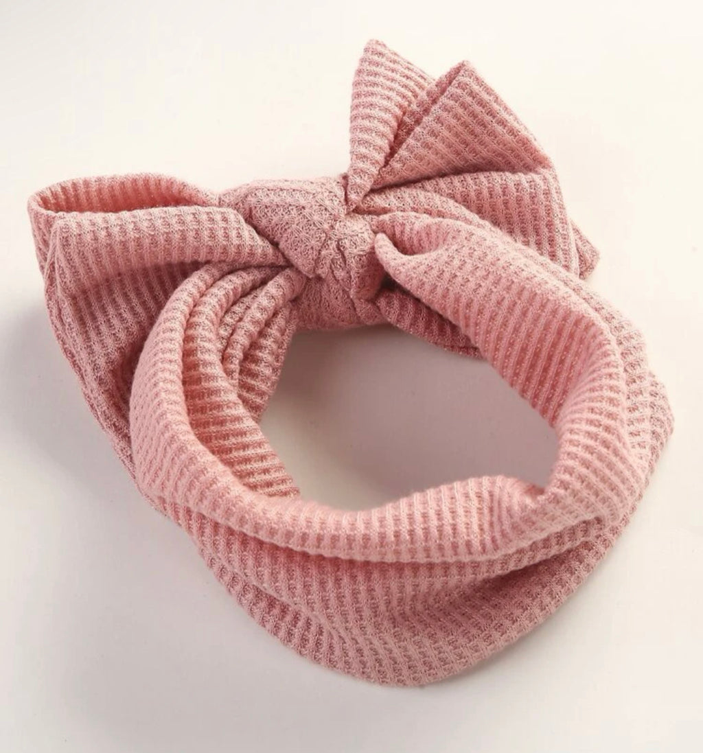 Big Bows Baby Headband One Size (35cm Circumference)