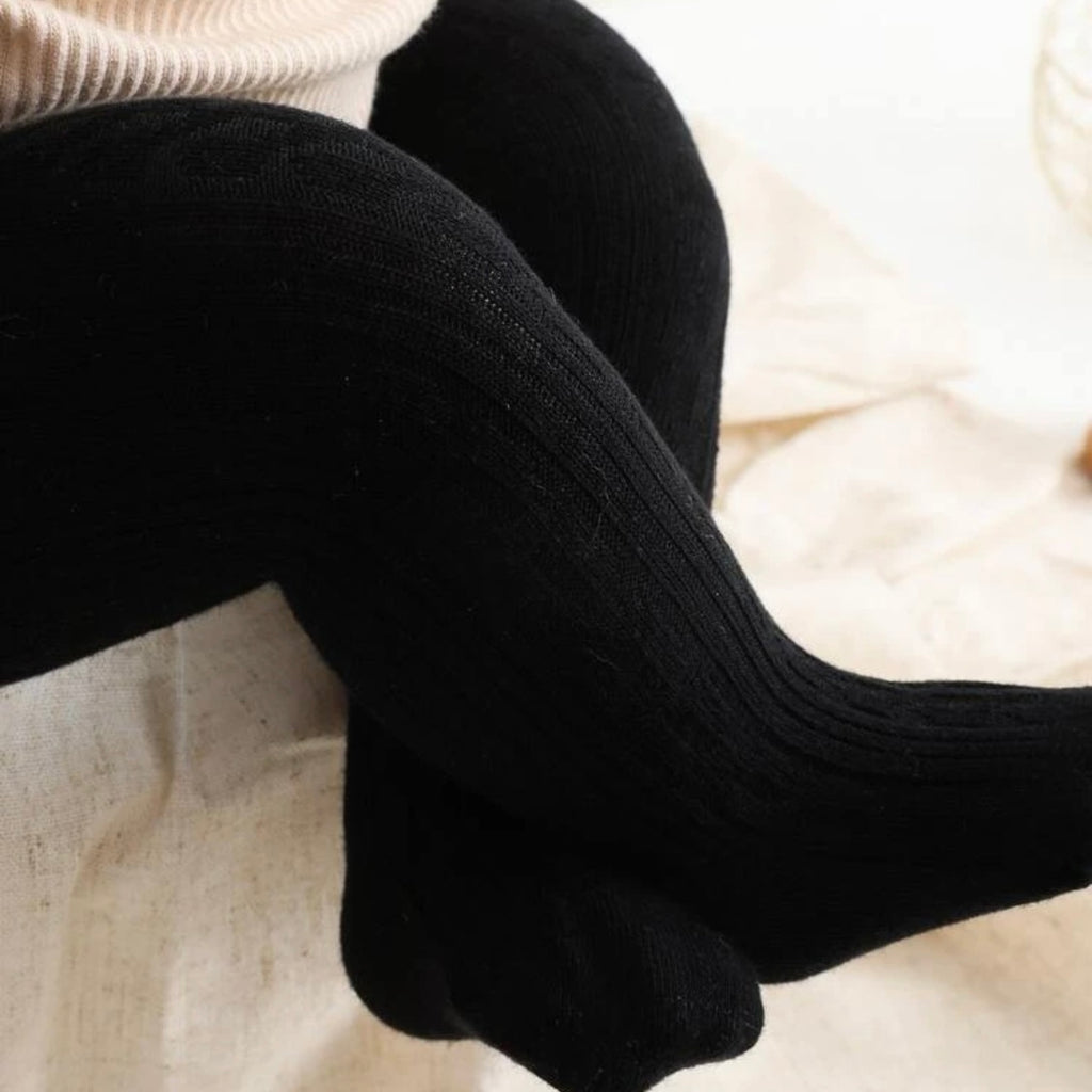 Solid Color Baby Girl Stockings