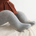 Solid Color Baby Girl Stockings