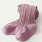 Solid Color Baby Girl Stockings