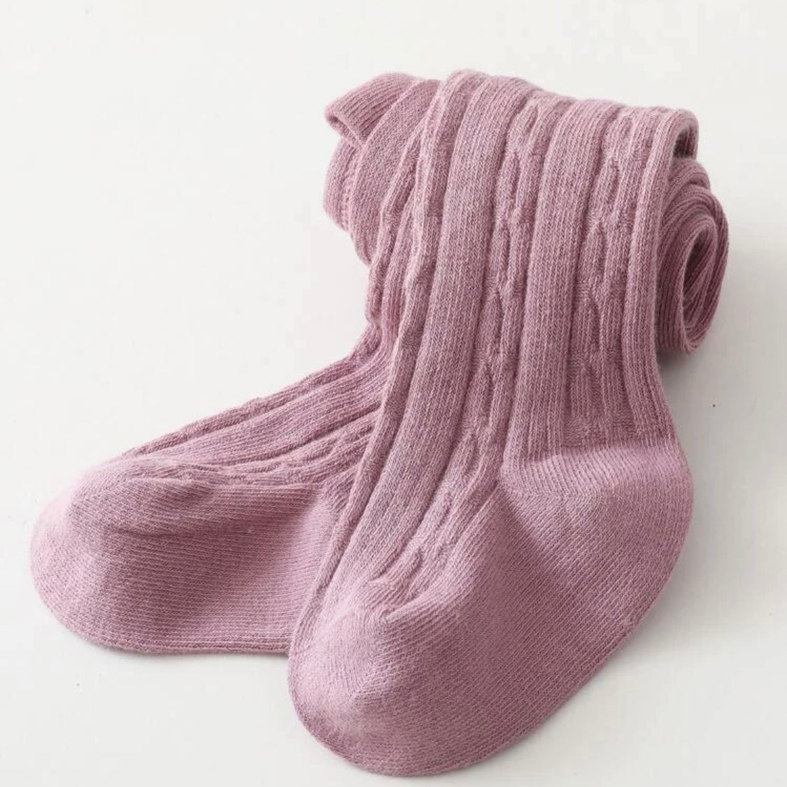 Solid Color Baby Girl Stockings