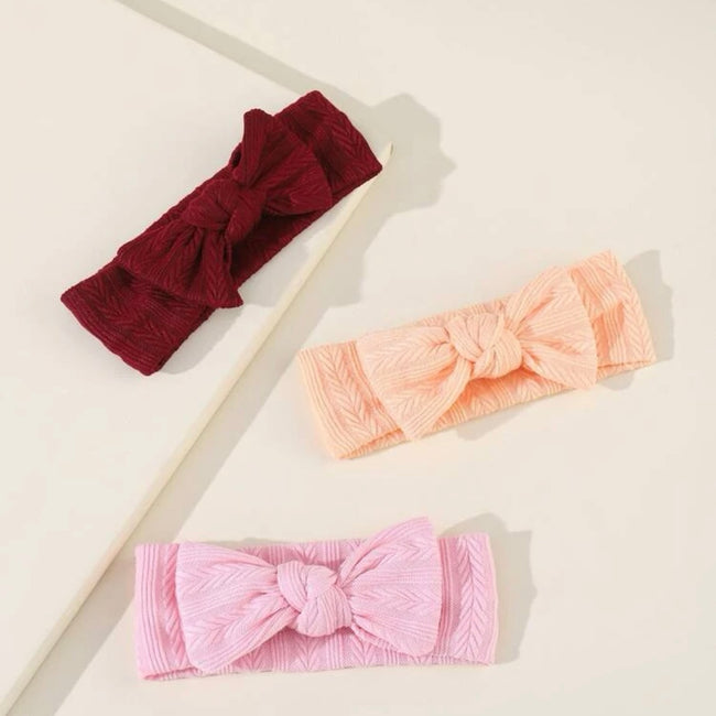 Solid Texture Baby Headband Hover Image