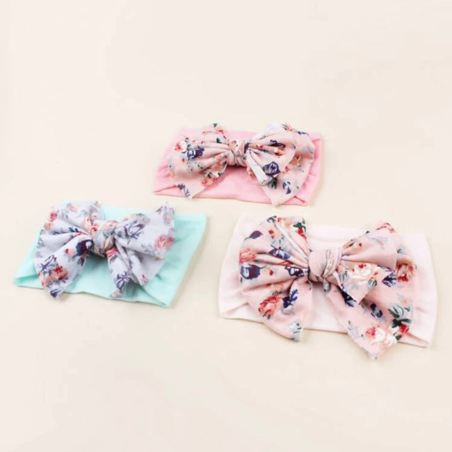 Floral Pattern Baby Girl Headband Main Image