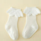 Wing Decor Letter Graphic Baby Socks